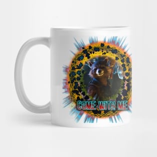 rocket raccoon with groot Mug